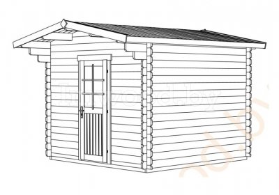 Садовый домик 3x3м. Арт. 1.57